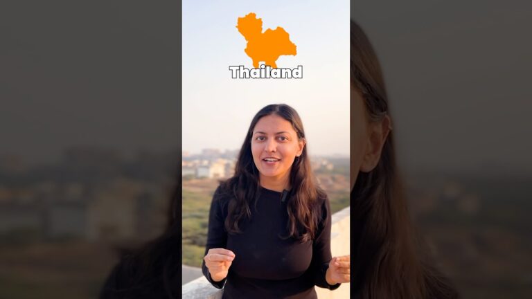 Thailand TRIP BUDGET from India | Thailand Travel Guide | Thailand Trip Cost #thailand #shorts